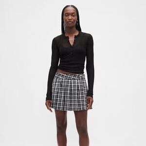 Pleated Mini Skort